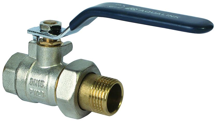 Краны шаровые латунные: товары в продаже Кран НР-ВР со сгоном