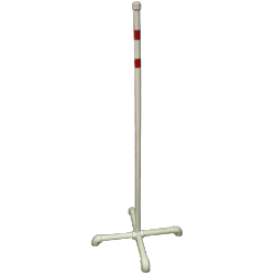 Веха на крестовидном основании 1.2м, d=32мм, неразъемная