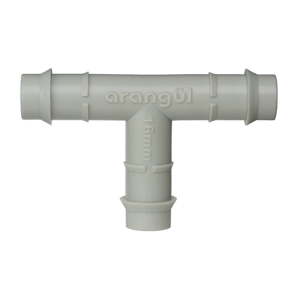 Тройник 16х16х16 для магистральной трубки 16х1,0-1,5 ARANGUL